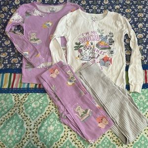 Carter’s bookworm pajama sets 8